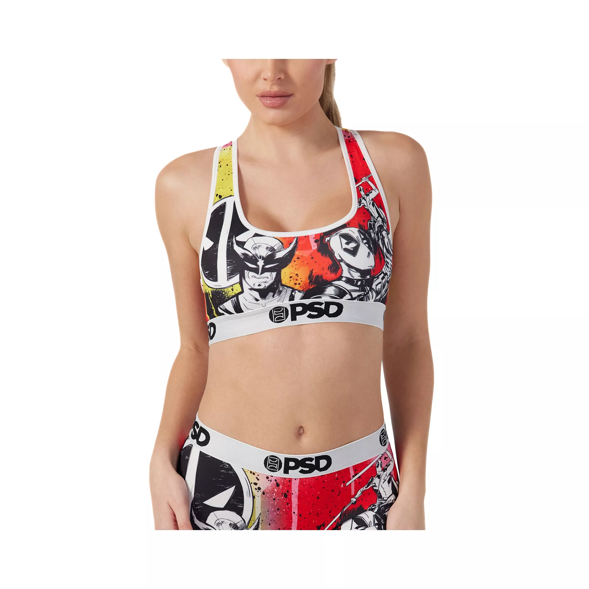Deadpool & Wolverine PSD Sports Bra at Spencer's