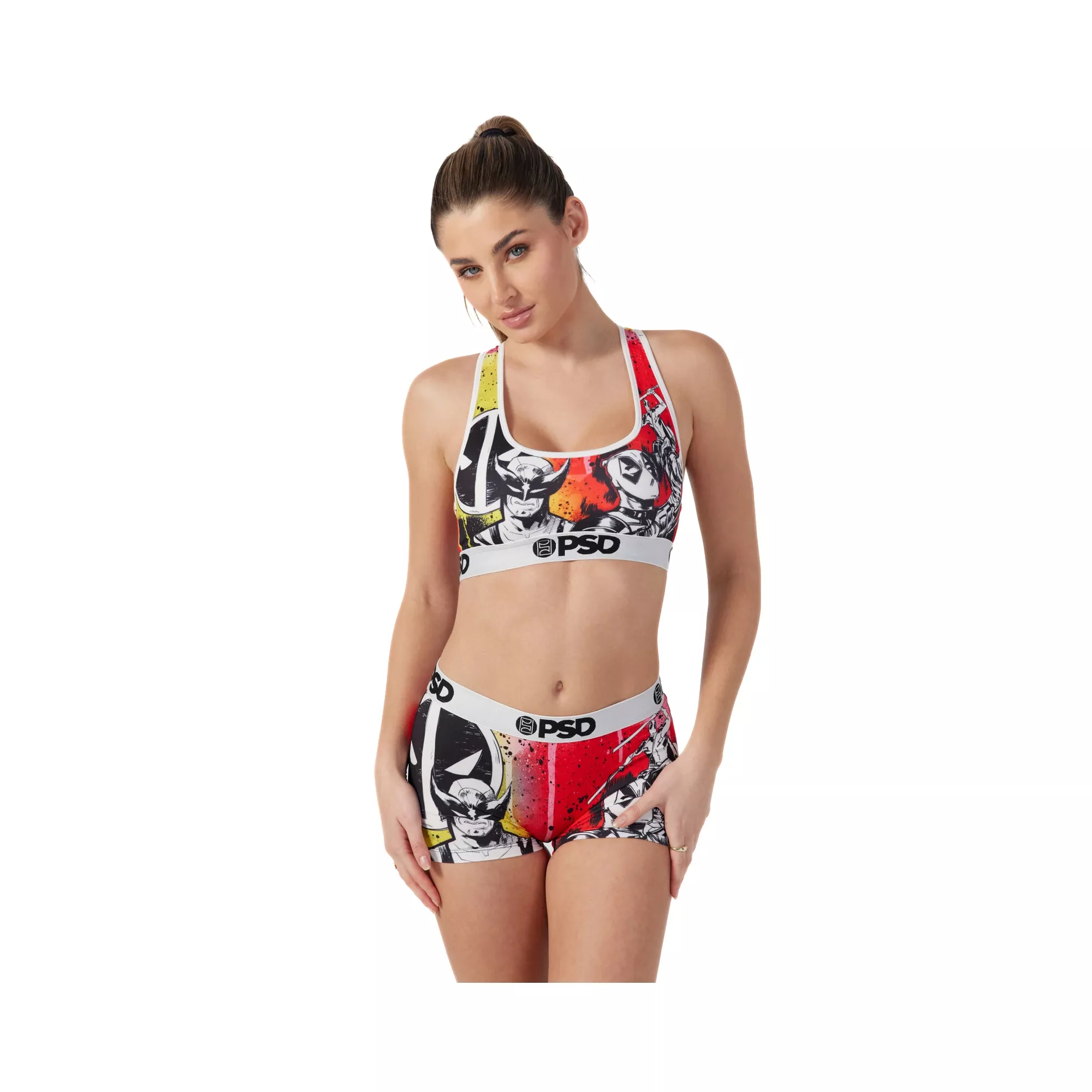 Deadpool & Wolverine PSD Sports Bra at Spencer's