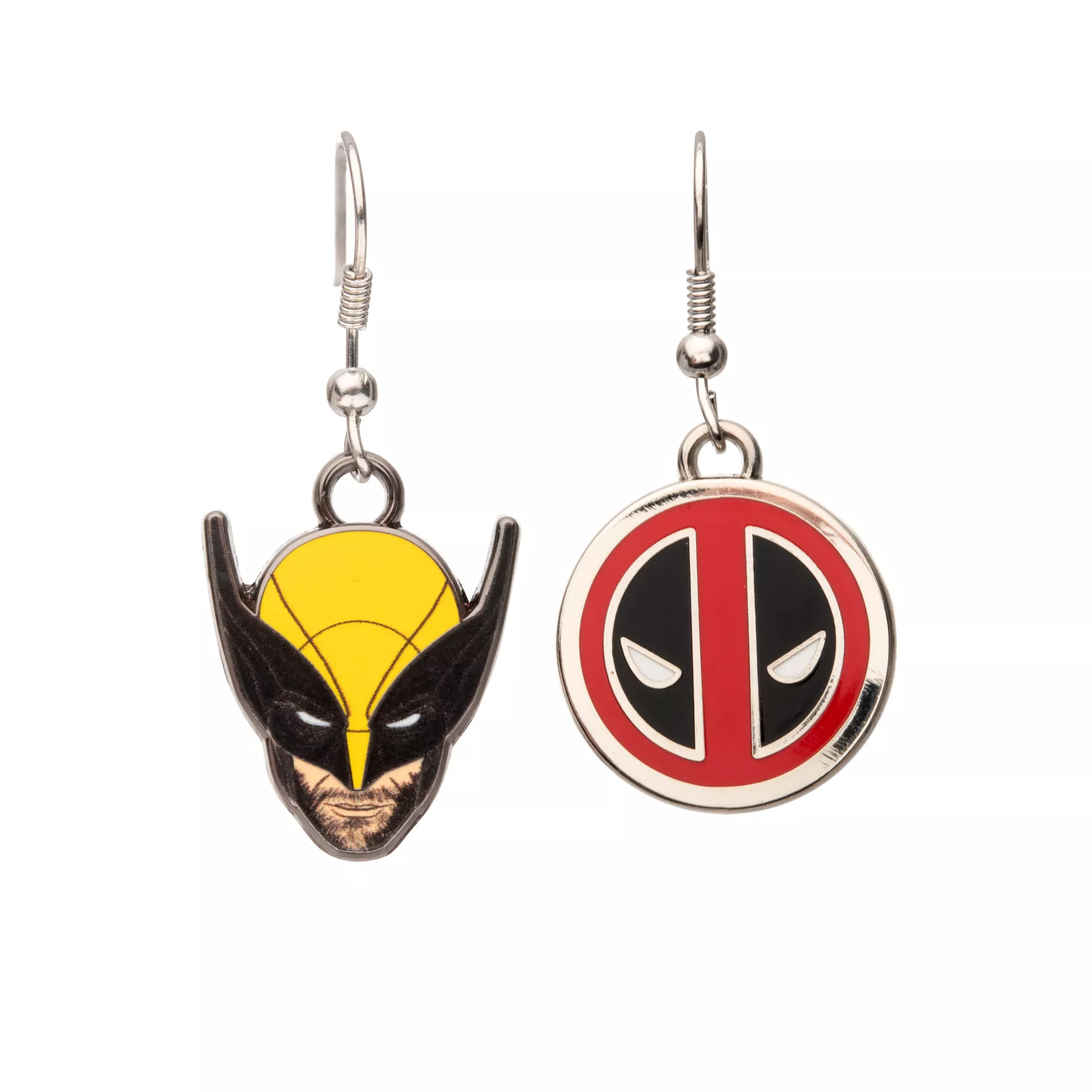 Deadpool and Wolverine Dangle Earrings - Marvel at Spencer's