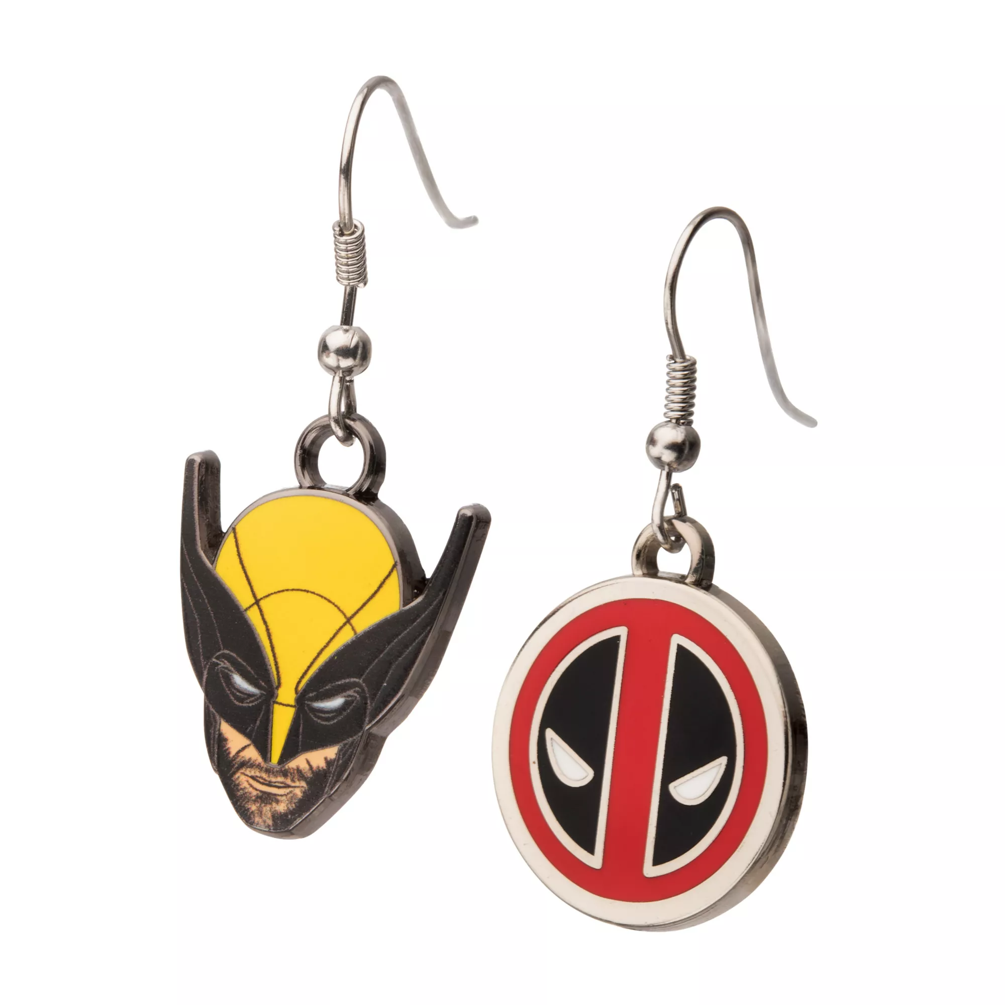 Deadpool and Wolverine Dangle Earrings - Marvel at Spencer's