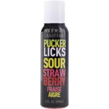 Warming Sour Strawberry Glide 2 oz. - Pucker Licks at Spencer's