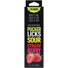 Warming Sour Strawberry Glide 2 oz. - Pucker Licks at Spencer's