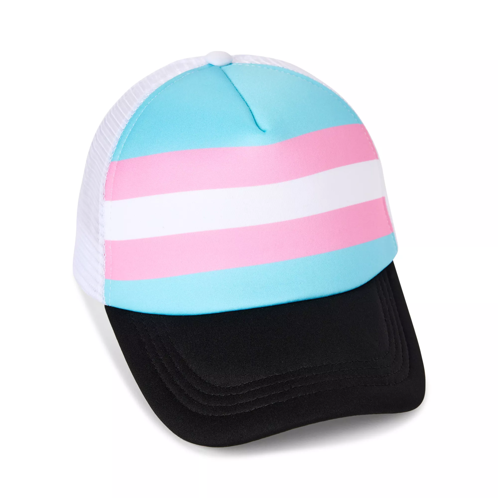 Transgender Pride Flag Snapback Hat at Spencer's