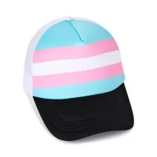 Transgender Pride Flag Snapback Hat at Spencer's
