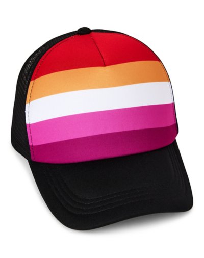 Lesbian Pride Flag Trucker Hat
