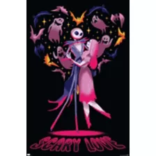 Jack Skellington and Sally Scary Love Poster - The Nightmare Before Christmas at Spencer's