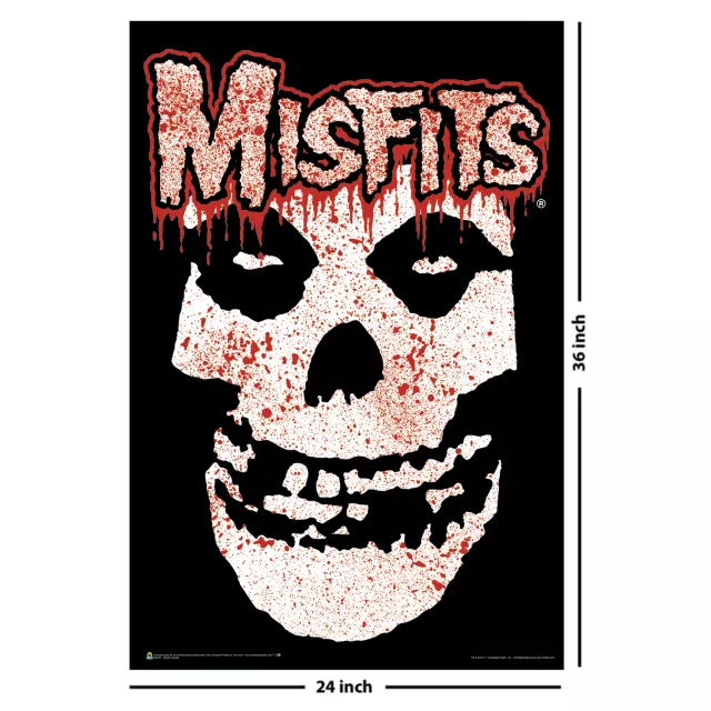 The Misfits Crimson Ghost Poster at Spencer's