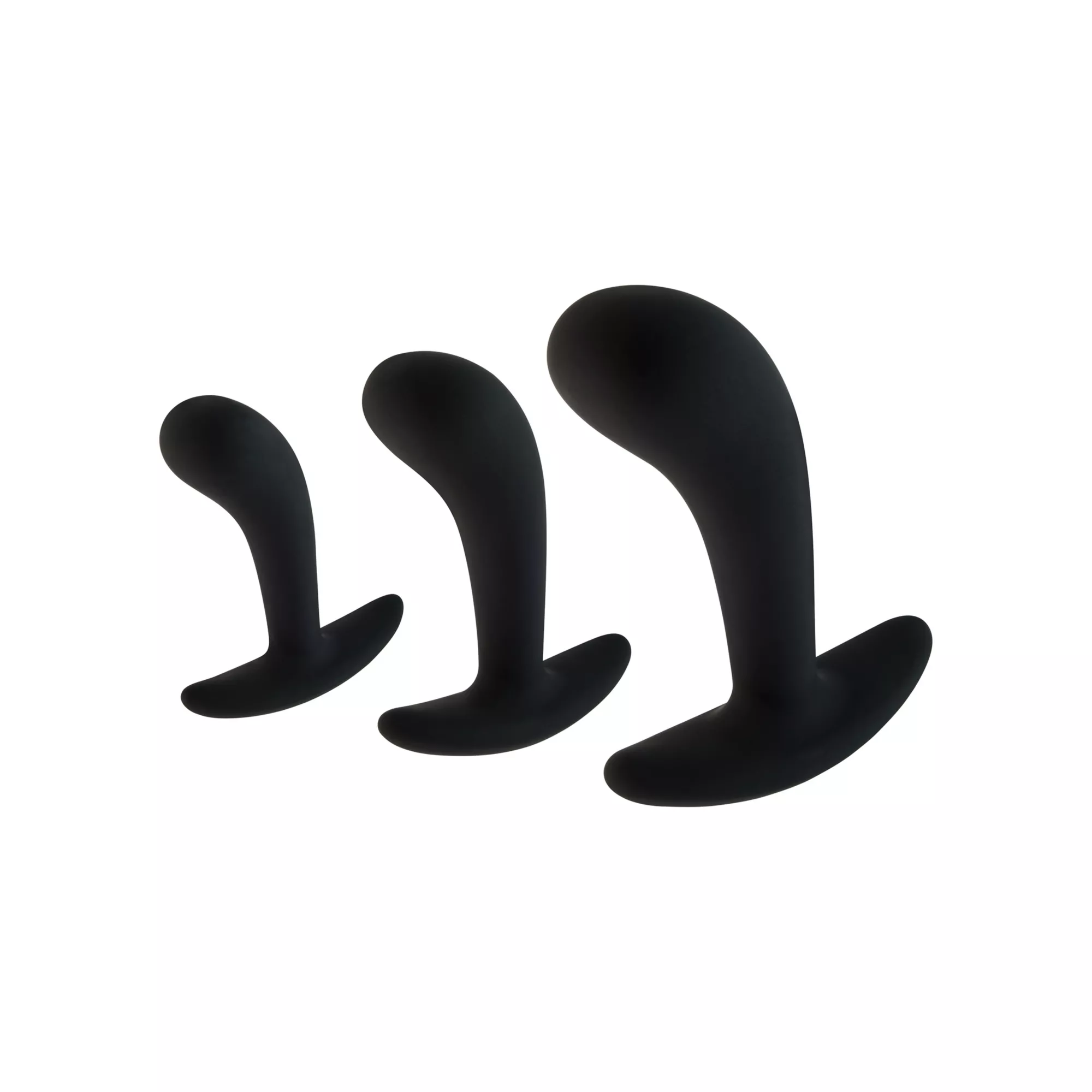 The Trifecta 3-Piece Curved Plug Set - Arouz'd at Spencer's