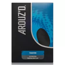 Twister 10-Function Twisting Vibrating Butt Plug 4 Inch - Arouz'd at Spencer's