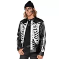 Black Skeleton Jacket at Spencer's