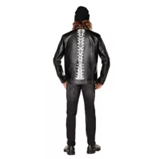 Black Skeleton Jacket at Spencer's