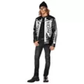 Black Skeleton Jacket at Spencer's