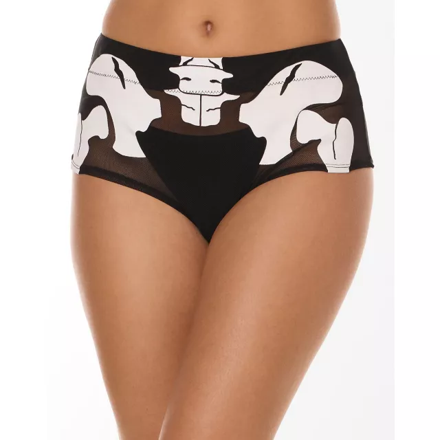 Skeleton Mesh Booty Shorts at Spencer's