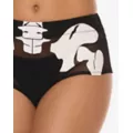 Skeleton Mesh Booty Shorts at Spencer's