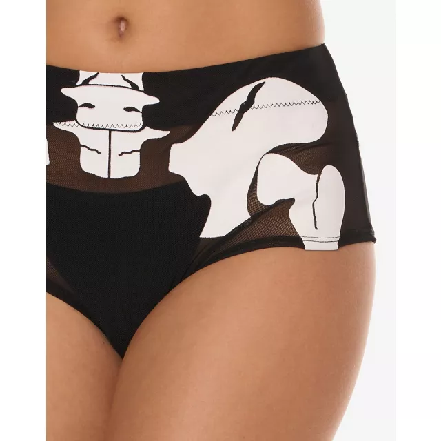 Skeleton Mesh Booty Shorts at Spencer's