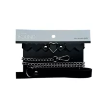 Heart Collar with Leash - Pleasure Bound at Spencer's
