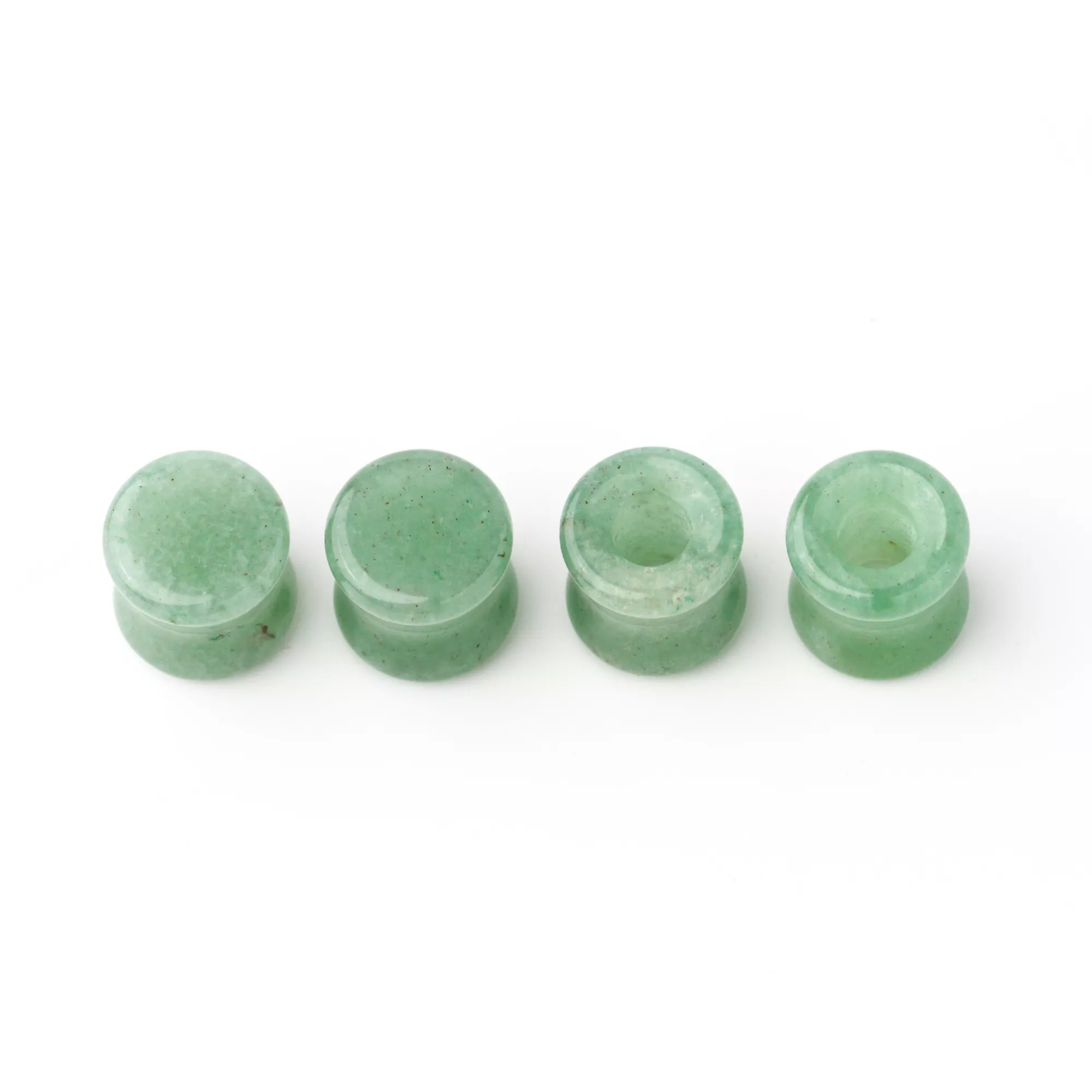 Multi-Pack Aventurine Stone Plugs - 2 Pair at Spencer's