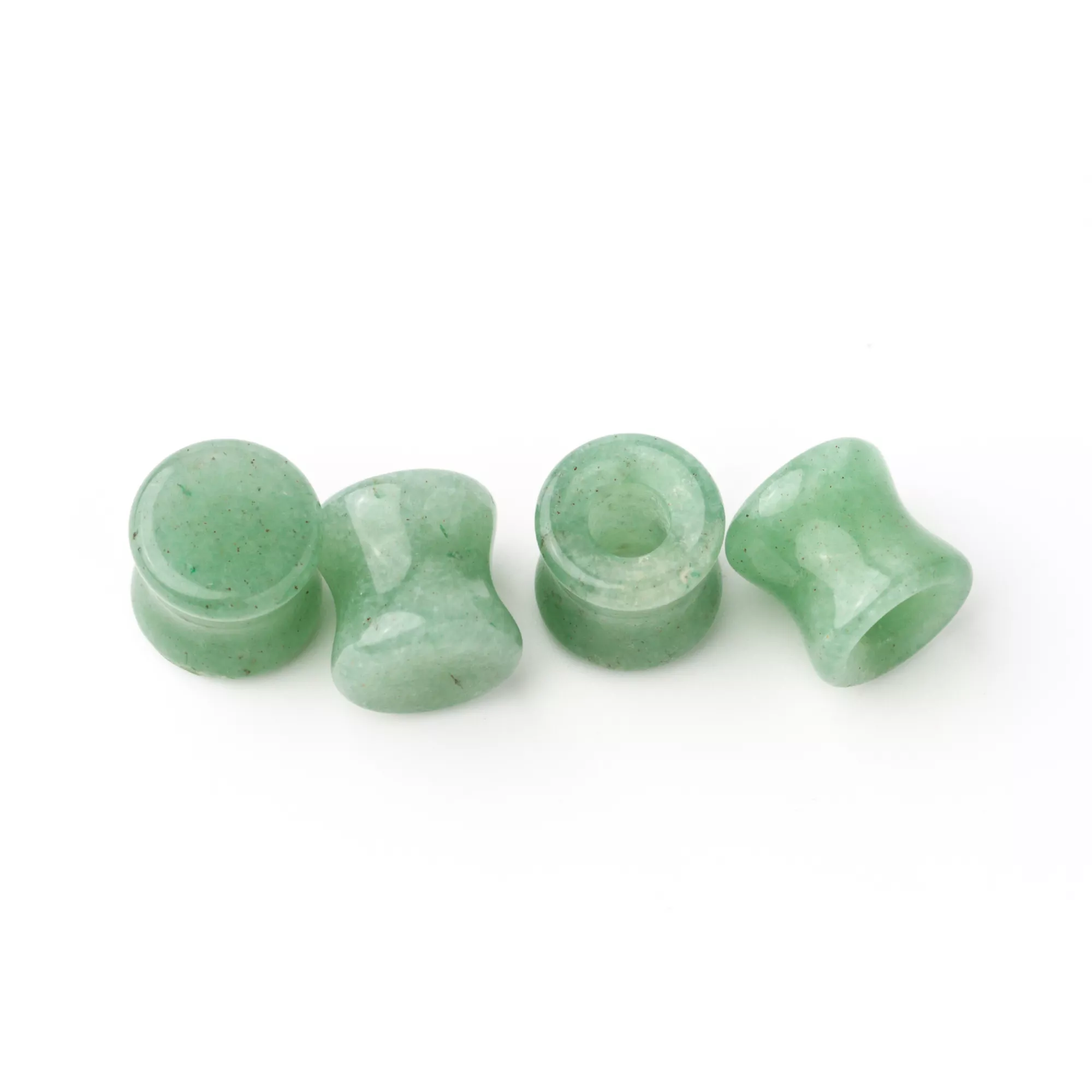 Multi-Pack Aventurine Stone Plugs - 2 Pair at Spencer's