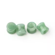 Multi-Pack Aventurine Stone Plugs - 2 Pair at Spencer's