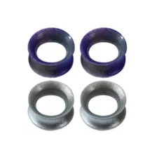 Multi-Pack Purple and Silver Tunnels - 2 Pair at Spencer's
