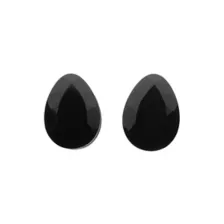 Black Teardrop Glass Plugs at Spencer's