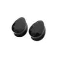 Black Teardrop Glass Plugs at Spencer's