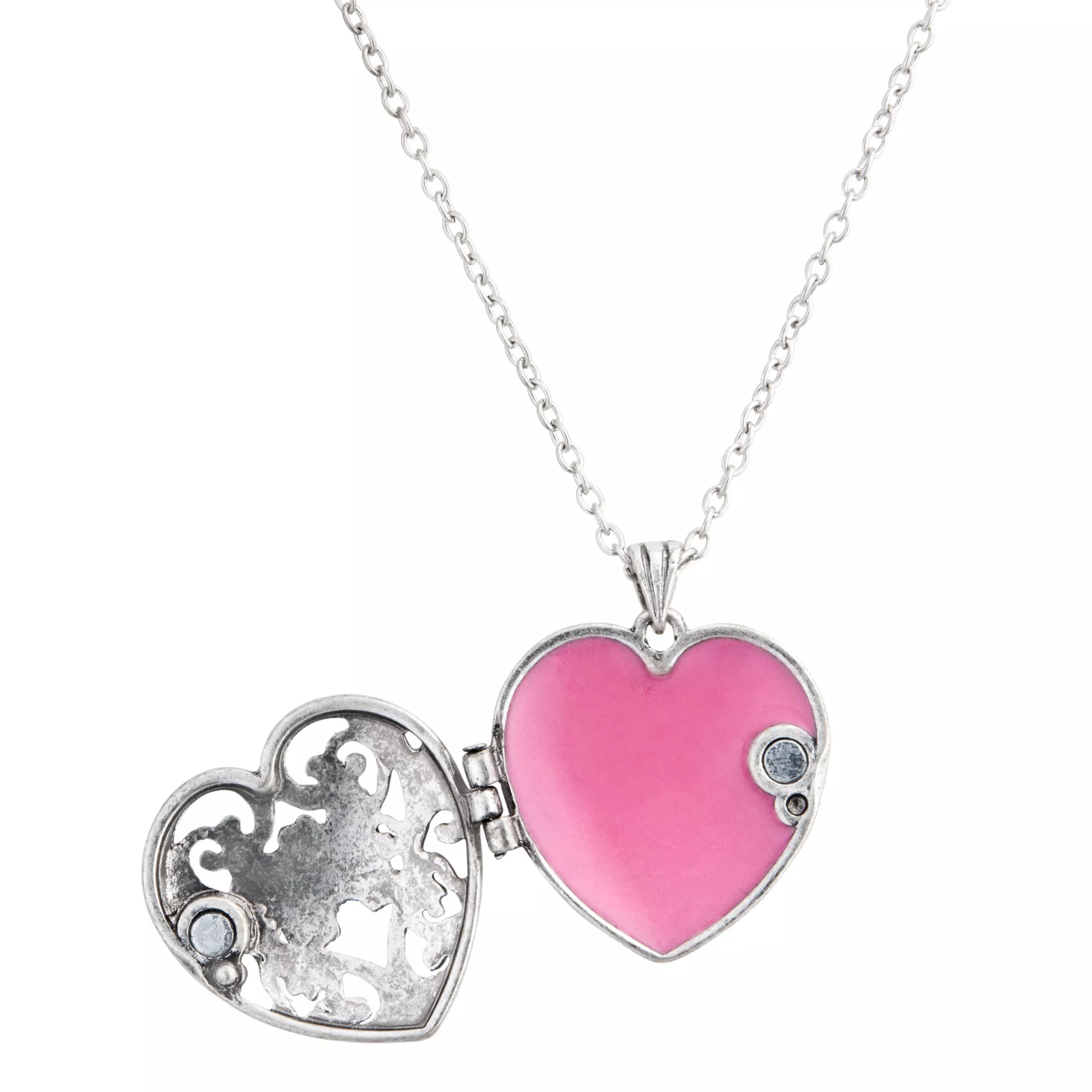 Glow-in-the-Dark Butterfly Locket Necklace at Spencer's
