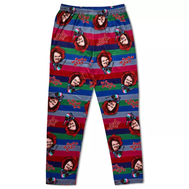 Chucky Striped Wanna Play Lounge Pants
