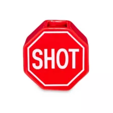 Shot Sign Molded Shot Glass - 2.5 oz. at Spencer's