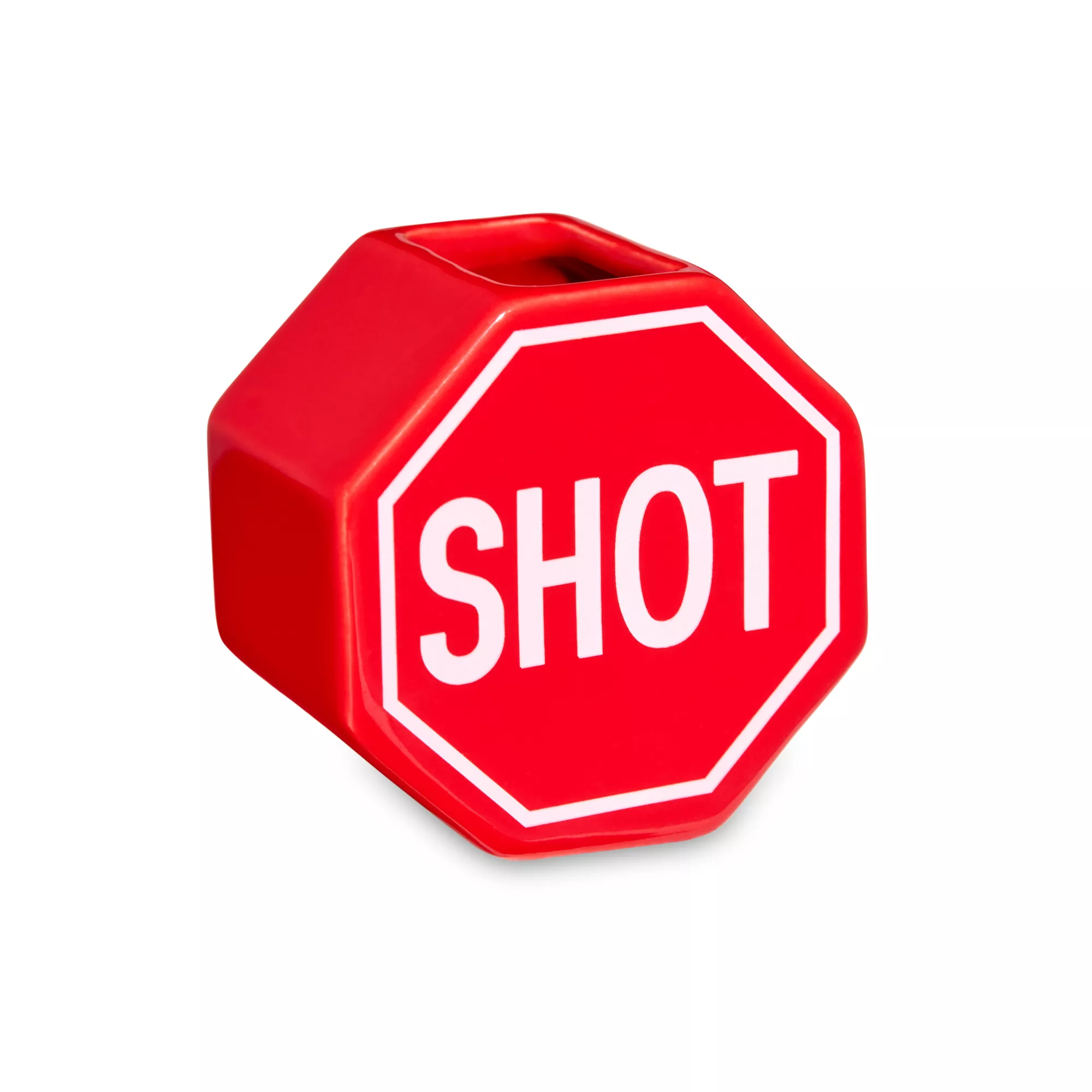 Shot Sign Molded Shot Glass - 2.5 oz. at Spencer's