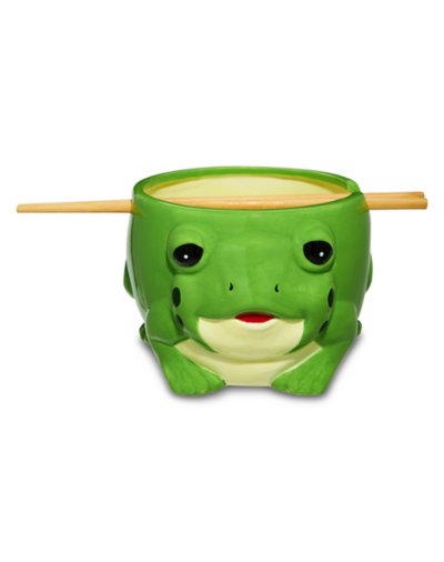 Frog Bowl with Chopsticks  oz