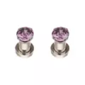 CZ Purple Gem Plugs at Spencer's