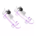 Dog Riding Skateboard Dangle Earrings at Spencer's