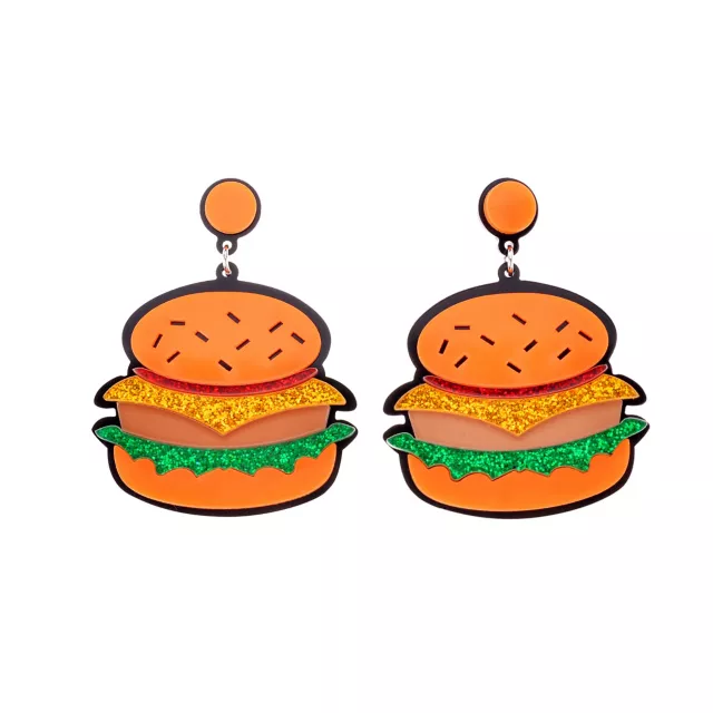 Cheeseburger Dangle Earrings at Spencer's
