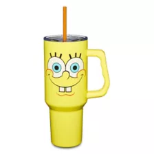 SpongeBob SquarePants Travel Tumbler with Straw - 40 oz. at Spencer's