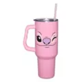 Pink Angel Travel Tumbler with Straw 40 oz. - Lilo & Stitch at Spencer's