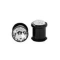CZ Black Titanium Screw Fit Plugs at Spencer's