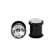 CZ Black Titanium Screw Fit Plugs at Spencer's