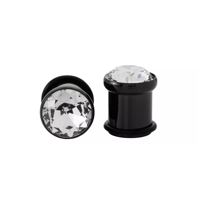 CZ Black Titanium Screw Fit Plugs at Spencer's