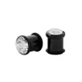CZ Black Titanium Screw Fit Plugs at Spencer's