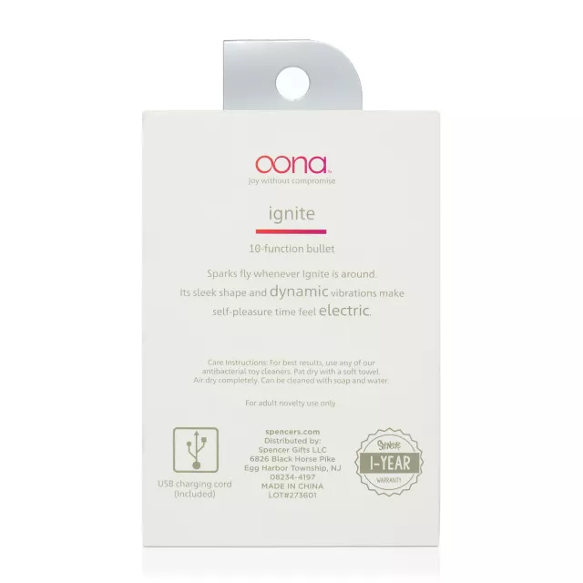 Oona Ignite Bullet Vibrator at Spencer's