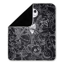 Jack Skellington Outline Fleece Blanket - The Nightmare Before Christmas at Spencer's