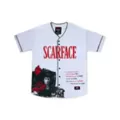 White Scarface Baseball Jersey at Spencer's
