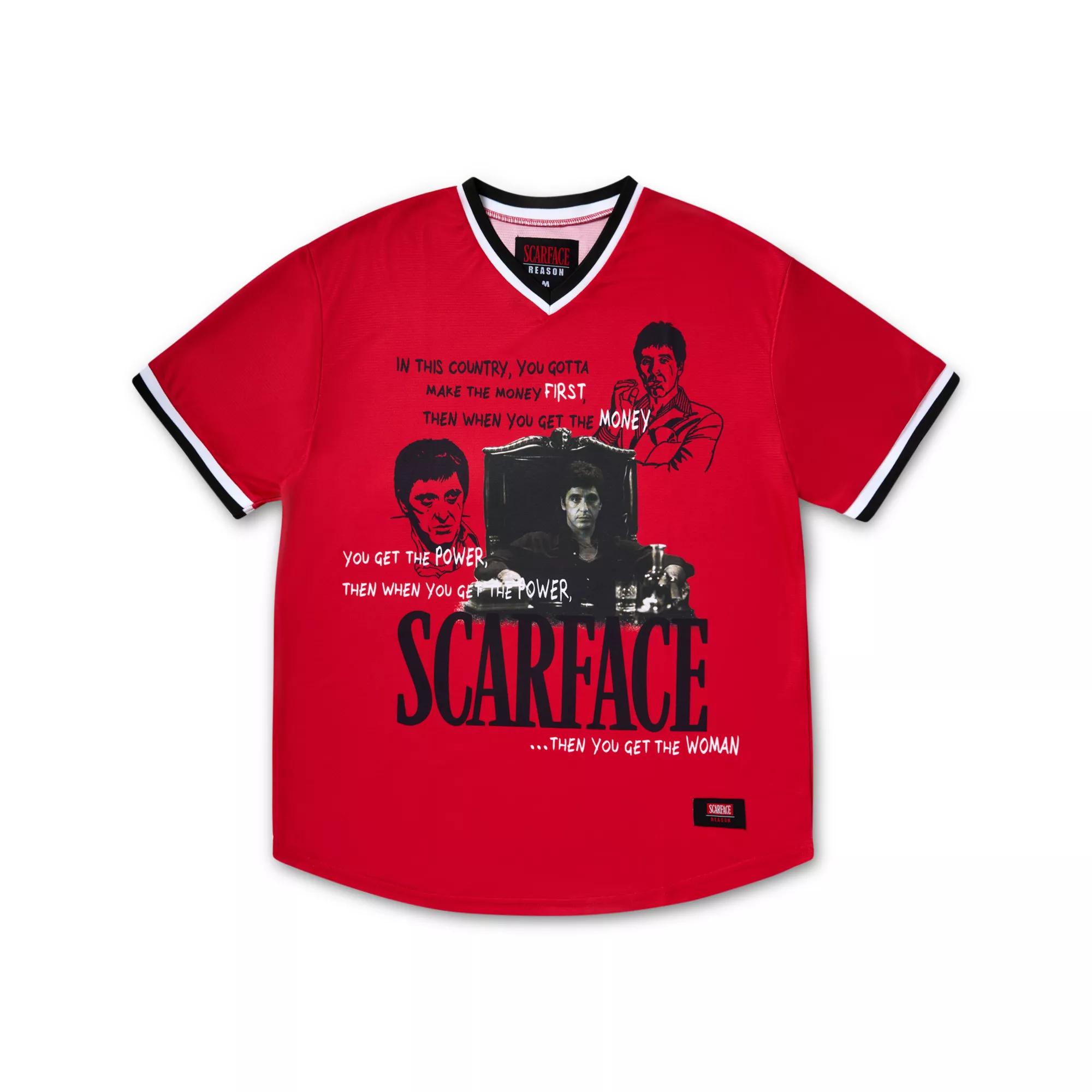 Red Scarface Soccer Jersey at Spencer's