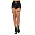 Rhinestone Fishnet Thigh High Stockings at Spencer's