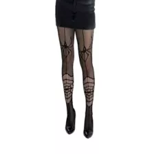 Black Spider Web Stockings at Spencer's