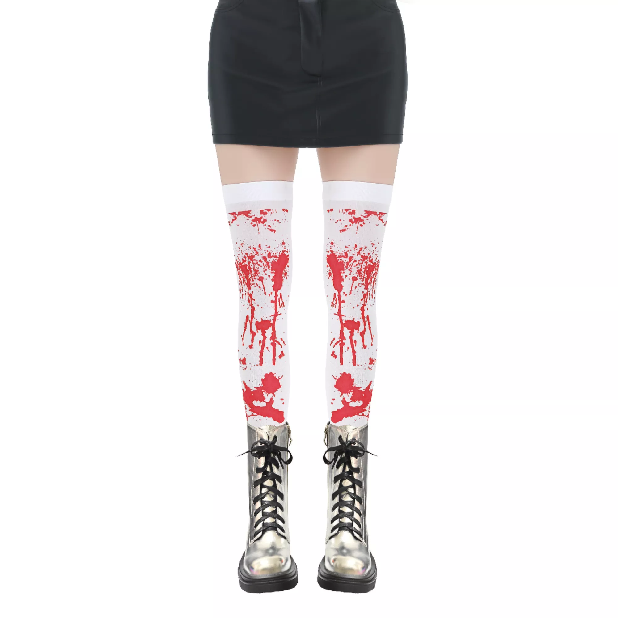 Bloody Splat Thigh High Stockings at Spencer's