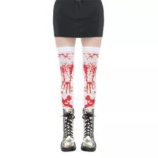 Bloody Splat Thigh High Stockings at Spencer's
