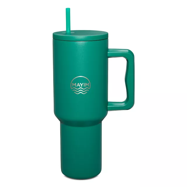 Mayim Green Travel Tumbler With Straw - 40 oz. at Spencer's