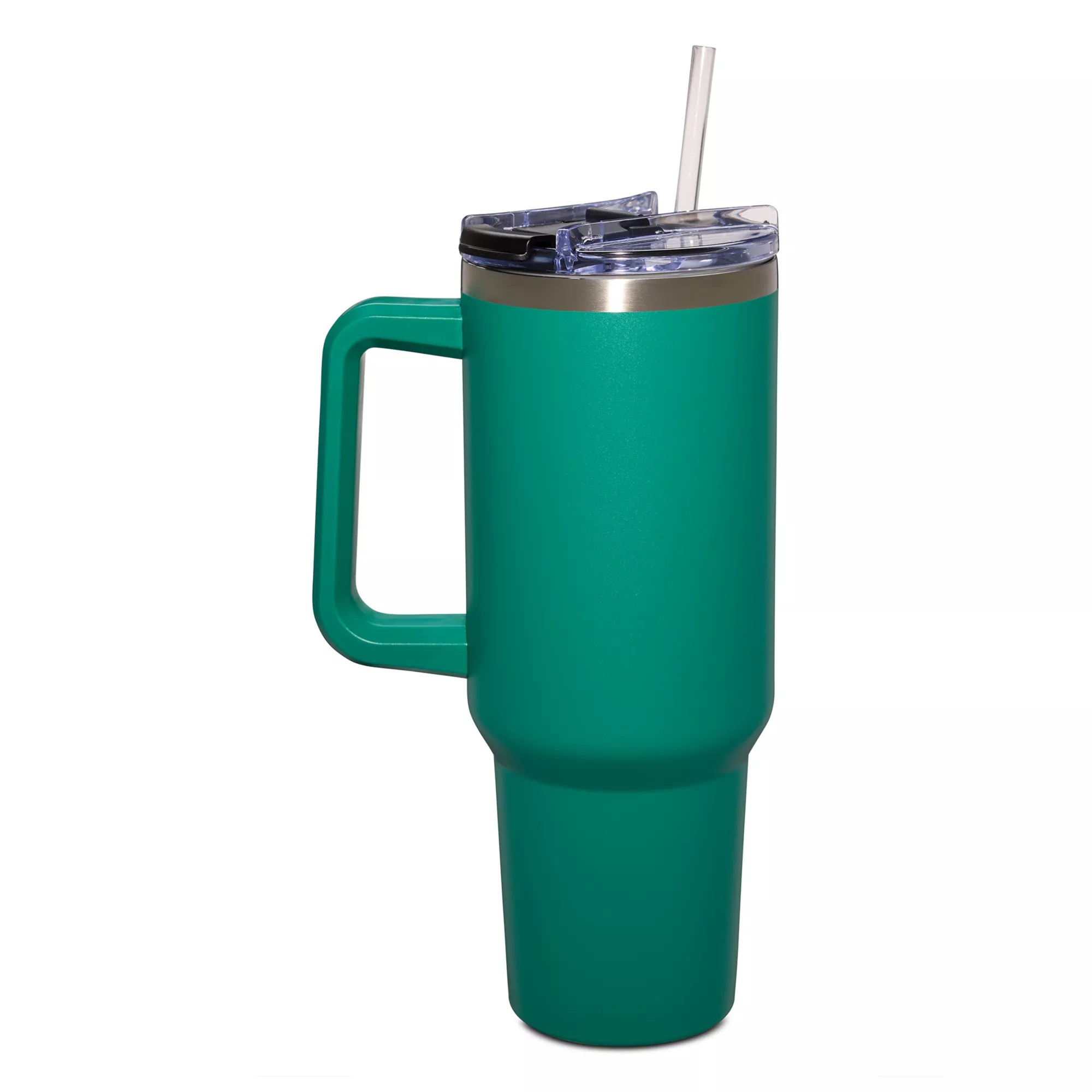 Mayim Dark Green Travel Tumbler With Straw - 40 oz. at Spencer's